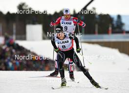 24.03.2013, Falun, Sweden (SWE): Dario Cologna (SUI) - FIS world cup cross-country, pursuit men, Falun (SWE). www.nordicfocus.com. © Felgenhauer/NordicFocus. Every downloaded picture is fee-liable.