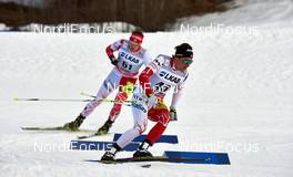 24.03.2013, Falun, Sweden (SWE): Michael Somppi (CAN), Ivan Babikov (CAN), (l-r) - FIS world cup cross-country, pursuit men, Falun (SWE). www.nordicfocus.com. © Felgenhauer/NordicFocus. Every downloaded picture is fee-liable.
