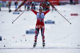 24.03.2013, Falun, Sweden (SWE): Therese Johaug (NOR) - FIS world cup cross-country, pursuit women, Falun (SWE). www.nordicfocus.com. © Felgenhauer/NordicFocus. Every downloaded picture is fee-liable.
