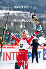 26.02.2013, Val di Fiemme, Italy (ITA): Therese Johaug (NOR) - FIS nordic world ski championships, cross-country, 10km women, Val di Fiemme (ITA). www.nordicfocus.com. © Felgenhauer/NordicFocus. Every downloaded picture is fee-liable.