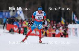 27.02.2013, Val di Fiemme, Italy (ITA): Maxim Vylegzhanin (RUS), Fischer, Swix, Alpina, Rottefella, Adidas  - FIS nordic world ski championships, cross-country, 15km men, Val di Fiemme (ITA). www.nordicfocus.com. © Laiho/NordicFocus. Every downloaded picture is fee-liable.