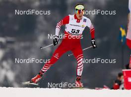 27.02.2013, Val di Fiemme, Italy (ITA): Johannes Duerr (AUT), Fischer, One Way, Alpina, Rottefella, Loeffler  - FIS nordic world ski championships, cross-country, 15km men, Val di Fiemme (ITA). www.nordicfocus.com. © Laiho/NordicFocus. Every downloaded picture is fee-liable.