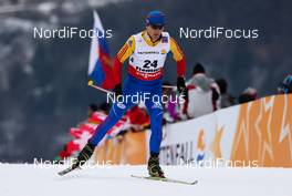 27.02.2013, Val di Fiemme, Italy (ITA):  Paul Constantin Pepene (ROU) - FIS nordic world ski championships, cross-country, 15km men, Val di Fiemme (ITA). www.nordicfocus.com. © Laiho/NordicFocus. Every downloaded picture is fee-liable.