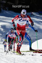 03.03.2013, Val di Fiemme, Italy (ITA): Petter Northug (NOR) - FIS nordic world ski championships, cross-country, mass men, Val di Fiemme (ITA). www.nordicfocus.com. © Felgenhauer/NordicFocus. Every downloaded picture is fee-liable.