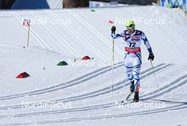 03.03.2013, Val di Fiemme, Italy (ITA): Bernardo Baena (VEN), One Way - FIS nordic world ski championships, cross-country, mass men, Val di Fiemme (ITA). www.nordicfocus.com. © Laiho/NordicFocus. Every downloaded picture is fee-liable.