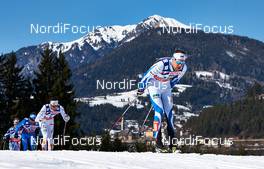 03.03.2013, Val di Fiemme, Italy (ITA): l-r: Marcus Hellner (SWE), Aivar Rehemaa (EST) - FIS nordic world ski championships, cross-country, mass men, Val di Fiemme (ITA). www.nordicfocus.com. © Felgenhauer/NordicFocus. Every downloaded picture is fee-liable.