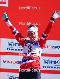 02.03.2013, Val di Fiemme, Italy (ITA): Therese Johaug (NOR), Fischer, Swix, Salomon - FIS nordic world ski championships, cross-country, mass women, Val di Fiemme (ITA). www.nordicfocus.com. © Laiho/NordicFocus. Every downloaded picture is fee-liable.