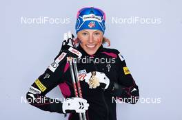 24.02.2013, Val di Fiemme, Italy (ITA): Kikkan Randall (USA) - FIS nordic world ski championships, cross-country, medals, Val di Fiemme (ITA). www.nordicfocus.com. © Felgenhauer/NordicFocus. Every downloaded picture is fee-liable.