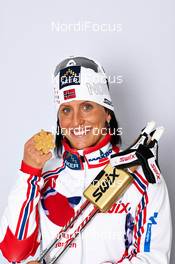21.02.2013, Val di Fiemme, Italy (ITA): Marit Bjoergen (NOR) - FIS nordic world ski championships, cross-country, medals, Val di Fiemme (ITA). www.nordicfocus.com. © Felgenhauer/NordicFocus. Every downloaded picture is fee-liable.