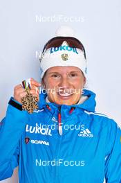 26.02.2013, Val di Fiemme, Italy (ITA): Yulia Tchekaleva (RUS) - FIS nordic world ski championships, cross-country, medals, Val di Fiemme (ITA). www.nordicfocus.com. © Felgenhauer/NordicFocus. Every downloaded picture is fee-liable.