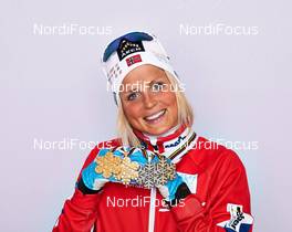 02.03.2013, Val di Fiemme, Italy (ITA): Therese Johaug (NOR) - FIS nordic world ski championships, cross-country, medals, Val di Fiemme (ITA). www.nordicfocus.com. © Felgenhauer/NordicFocus. Every downloaded picture is fee-liable.
