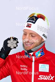 23.02.2013, Val di Fiemme, Italy (ITA): Martin Johnsrud Sundby (NOR) - FIS nordic world ski championships, cross-country, medals, Val di Fiemme (ITA). www.nordicfocus.com. © Felgenhauer/NordicFocus. Every downloaded picture is fee-liable.
