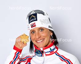 21.02.2013, Val di Fiemme, Italy (ITA): Marit Bjoergen (NOR) - FIS nordic world ski championships, cross-country, medals, Val di Fiemme (ITA). www.nordicfocus.com. © Felgenhauer/NordicFocus. 