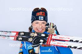 24.02.2013, Val di Fiemme, Italy (ITA): Krista Lahteenmaki (FIN) - FIS nordic world ski championships, cross-country, medals, Val di Fiemme (ITA). www.nordicfocus.com. © Felgenhauer/NordicFocus. Every downloaded picture is fee-liable.
