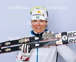 24.02.2013, Val di Fiemme, Italy (ITA): Ida Ingemarsdotter (SWE) - FIS nordic world ski championships, cross-country, medals, Val di Fiemme (ITA). www.nordicfocus.com. © Felgenhauer/NordicFocus. Every downloaded picture is fee-liable.