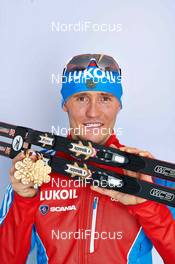 24.02.2013, Val di Fiemme, Italy (ITA): Nikita Kriukov (RUS) - FIS nordic world ski championships, cross-country, medals, Val di Fiemme (ITA). www.nordicfocus.com. © Felgenhauer/NordicFocus. Every downloaded picture is fee-liable.