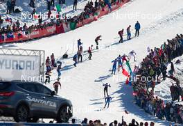 01.03.2013, Val di Fiemme, Italy (ITA): a general view at the stadium - FIS nordic world ski championships, cross-country, 4x10km men, Val di Fiemme (ITA). www.nordicfocus.com. © Laiho/NordicFocus. Every downloaded picture is fee-liable.