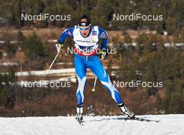 01.03.2013, Val di Fiemme, Italy (ITA): Matti Heikkinen (FIN) - FIS nordic world ski championships, cross-country, 4x10km men, Val di Fiemme (ITA). www.nordicfocus.com. © Felgenhauer/NordicFocus. Every downloaded picture is fee-liable.