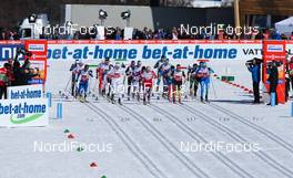 01.03.2013, Val di Fiemme, Italy (ITA): men´s mass start - FIS nordic world ski championships, cross-country, 4x10km men, Val di Fiemme (ITA). www.nordicfocus.com. © Laiho/NordicFocus. Every downloaded picture is fee-liable.