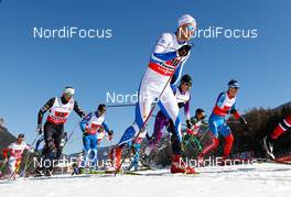 01.03.2013, Val di Fiemme, Italy (ITA): Peeter Kummel (EST), Fischer, Swix, Alpina, Rottefella - FIS nordic world ski championships, cross-country, 4x10km men, Val di Fiemme (ITA). www.nordicfocus.com. © Laiho/NordicFocus. Every downloaded picture is fee-liable.