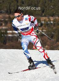 01.03.2013, Val di Fiemme, Italy (ITA): Ivan Perrillat Boiteux (FRA) - FIS nordic world ski championships, cross-country, 4x10km men, Val di Fiemme (ITA). www.nordicfocus.com. © Felgenhauer/NordicFocus. Every downloaded picture is fee-liable.
