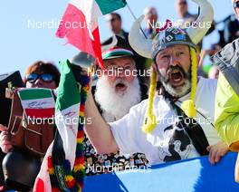 01.03.2013, Val di Fiemme, Italy (ITA): italian fans - FIS nordic world ski championships, cross-country, 4x10km men, Val di Fiemme (ITA). www.nordicfocus.com. © Laiho/NordicFocus. Every downloaded picture is fee-liable.