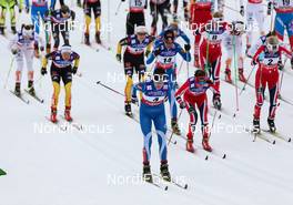23.02.2013, Val di Fiemme, Italy (ITA):  women´s mass start - FIS nordic world ski championships, cross-country, skiathlon women, Val di Fiemme (ITA). www.nordicfocus.com. © Laiho/NordicFocus. Every downloaded picture is fee-liable.