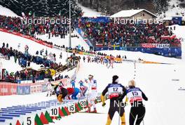 23.02.2013, Val di Fiemme, Italy (ITA): ski exchange - FIS nordic world ski championships, cross-country, skiathlon women, Val di Fiemme (ITA). www.nordicfocus.com. © Felgenhauer/NordicFocus. Every downloaded picture is fee-liable.