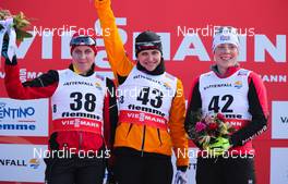 20.02.2013, Val di Fiemme, Italy (ITA): (l-r) Natalija Kocergina (LTU), Madshus, Diana Rasimoviciute (LTU), Madshus and Rosamund Musgrave (GBR)  - FIS nordic world ski championships, cross-country, qualification 5km women, Val di Fiemme (ITA). www.nordicfocus.com. © Laiho/NordicFocus. Every downloaded picture is fee-liable.