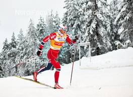 30.11.2013, Kuusamo, Finland (FIN): Eirik Brandsdal (NOR) - FIS world cup cross-country, 10km men, Kuusamo (FIN). www.nordicfocus.com. © Felgenhauer/NordicFocus. Every downloaded picture is fee-liable.