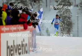 30.11.2013, Kuusamo, Finland (FIN): Sami Jauhojaervi (FIN), One Way, Craft, Yoko - FIS world cup cross-country, 10km men, Kuusamo (FIN). www.nordicfocus.com. © Laiho/NordicFocus. Every downloaded picture is fee-liable.