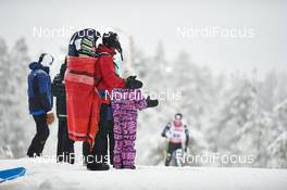 30.11.2013, Kuusamo, Finland (FIN): spectators along the track - FIS world cup cross-country, 5km women, Kuusamo (FIN). www.nordicfocus.com. © Felgenhauer/NordicFocus. Every downloaded picture is fee-liable.