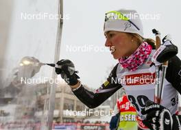 30.11.2013, Kuusamo, Finland (FIN): Sophie Caldwell (USA), Fischer, Swix, Salomon - FIS world cup cross-country, 5km women, Kuusamo (FIN). www.nordicfocus.com. © Laiho/NordicFocus. Every downloaded picture is fee-liable.