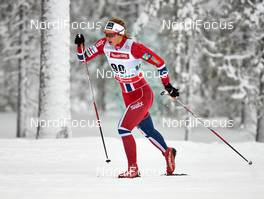 30.11.2013, Kuusamo, Finland (FIN): Ingvild Flugstad Oestberg (NOR) - FIS world cup cross-country, 5km women, Kuusamo (FIN). www.nordicfocus.com. © Felgenhauer/NordicFocus. Every downloaded picture is fee-liable.