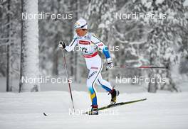 30.11.2013, Kuusamo, Finland (FIN): Charlotte Kalla (SWE) - FIS world cup cross-country, 5km women, Kuusamo (FIN). www.nordicfocus.com. © Felgenhauer/NordicFocus. Every downloaded picture is fee-liable.
