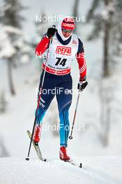 29.11.2013, Kuusamo, Finland (FIN): Sergey Novikov (RUS) - FIS world cup cross-country, individual sprint, Kuusamo (FIN). www.nordicfocus.com. © Felgenhauer/NordicFocus. Every downloaded picture is fee-liable.