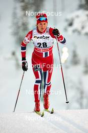 29.11.2013, Kuusamo, Finland (FIN): Celine Brun-Lie (NOR) - FIS world cup cross-country, individual sprint, Kuusamo (FIN). www.nordicfocus.com. © Felgenhauer/NordicFocus. Every downloaded picture is fee-liable.