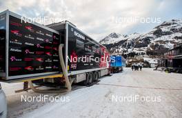 14.12.2013, Davos, Switzerland (SUI): canadian wax truck - FIS world cup cross-country, training, Davos (SUI). www.nordicfocus.com. © Laiho/NordicFocus. Every downloaded picture is fee-liable.