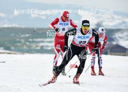 21.12.2013, Asiago, Italy (ITA): Maciej Starega (POL), Mauro Gruber (SUI), (l-r) - FIS world cup cross-country, individual sprint, Asiago (ITA). www.nordicfocus.com. © Felgenhauer/NordicFocus. Every downloaded picture is fee-liable.