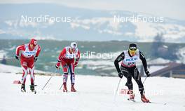 21.12.2013, Asiago, Italy (ITA): Maciej Starega (POL), Eirik Brandsdal (NOR), Mauro Gruber (SUI), (l-r) - FIS world cup cross-country, individual sprint, Asiago (ITA). www.nordicfocus.com. © Felgenhauer/NordicFocus. Every downloaded picture is fee-liable.