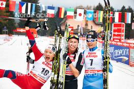 21.12.2013, Asiago, Italy (ITA): Maiken Caspersen Falla (NOR), Justyna Kowalczyk (POL), Anne Kylloenen (FIN), (l-r) - FIS world cup cross-country, individual sprint, Asiago (ITA). www.nordicfocus.com. © Felgenhauer/NordicFocus. Every downloaded picture is fee-liable.