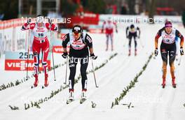 21.12.2013, Asiago, Italy (ITA): Kari Gjeitnes (NOR), Justyna Kowalczyk (POL), Denise Herrmann (GER), (l-r) - FIS world cup cross-country, individual sprint, Asiago (ITA). www.nordicfocus.com. © Felgenhauer/NordicFocus. Every downloaded picture is fee-liable.