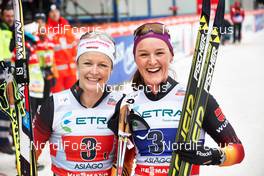 22.12.2013, Asiago, Italy (ITA): Katrin Zeller (GER), Denise Herrmann (GER), (l-r) - FIS world cup cross-country, team sprint, Asiago (ITA). www.nordicfocus.com. © Felgenhauer/NordicFocus. Every downloaded picture is fee-liable.