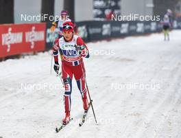 22.12.2013, Asiago, Italy (ITA): Celine Brun-Lie (NOR) - FIS world cup cross-country, team sprint, Asiago (ITA). www.nordicfocus.com. © Felgenhauer/NordicFocus. Every downloaded picture is fee-liable.