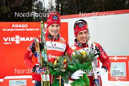 22.12.2013, Asiago, Italy (ITA): Ola Vigen Hattestad (NOR), Eldar Roenning (NOR), (l-r) - FIS world cup cross-country, team sprint, Asiago (ITA). www.nordicfocus.com. © Felgenhauer/NordicFocus. Every downloaded picture is fee-liable.