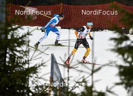 29.12.2013, Oberhof, Germany (GER): Lari Lehtonen (FIN), Tim Tscharnke (GER), (l-r) - FIS world cup cross-country, tour de ski, individual sprint, Oberhof (GER). www.nordicfocus.com. © Felgenhauer/NordicFocus. Every downloaded picture is fee-liable.