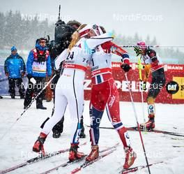 29.12.2013, Oberhof, Germany (GER): Hanna Erikson (SWE), Ingvild Flugstad Oestberg (NOR), (l-r) - FIS world cup cross-country, tour de ski, individual sprint, Oberhof (GER). www.nordicfocus.com. © Felgenhauer/NordicFocus. Every downloaded picture is fee-liable.