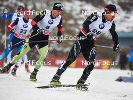 29.12.2013, Oberhof, Germany (GER): Ilia Chernousov (RUS), Ales Razym (CZE), Joeri Kindschi (SUI), (l-r) - FIS world cup cross-country, tour de ski, individual sprint, Oberhof (GER). www.nordicfocus.com. © Felgenhauer/NordicFocus. Every downloaded picture is fee-liable.