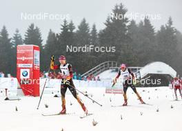 29.12.2013, Oberhof, Germany (GER): Denise Herrmann (GER), Nicole Fessel (GER), (l-r) - FIS world cup cross-country, tour de ski, individual sprint, Oberhof (GER). www.nordicfocus.com. © Felgenhauer/NordicFocus. Every downloaded picture is fee-liable.