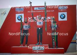 28.12.2013, Oberhof, Germany (GER): Devon Kershaw (CAN), Alex Harvey (CAN), Chris Jespersen (SWE), (l-r) - FIS world cup cross-country, tour de ski, prologue men, Oberhof (GER). www.nordicfocus.com. © Felgenhauer/NordicFocus. Every downloaded picture is fee-liable.
